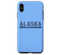 Custodia per iPhone XS Max Alaska Atletica Blu Vintage Testo