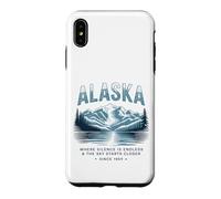 Custodia per iPhone XS Max Alaska Dove il Silenzio è Infinito e il Cielo è Più Vicino