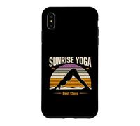 Custodia per iPhone XS Max Alba Yoga Best Class Retro Mattina Allenamento