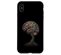 Custodia per iPhone XS Max Albero Cervello Astratto Anatomia Natura Arte