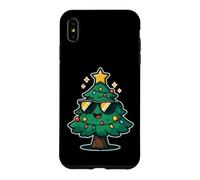 Custodia per iPhone XS Max Albero di Natale fresco con occhiali da sole