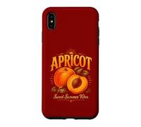 Custodia per iPhone XS Max Albicocca Sweet Summer Vibes Fruit Lover Orchard Market Design