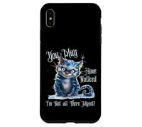 Custodia per iPhone XS Max Alice Adventures Wonderland Vintage Libro Citazione Lewis Carrol