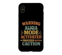 Custodia per iPhone XS Max ALICIA Personalized Women's Gift Custom ALICIA