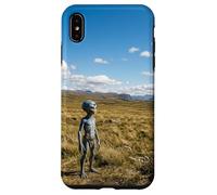 Custodia per iPhone XS Max Alien Figura Open Field Remote Incontro Mistero Grafico