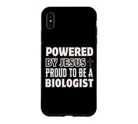 Custodia per iPhone XS Max Alimentato da Gesù Orgoglioso di essere Biologo Cristiano
