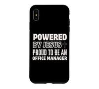 Custodia per iPhone XS Max Alimentato da Jesus Orgoglioso di essere il responsabile dell"ufficio Christian