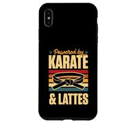Custodia per iPhone XS Max Alimentato da Karate e Lattes Retro Vintage Coffee Love