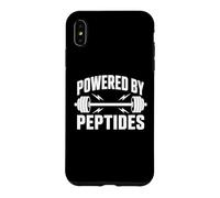 Custodia per iPhone XS Max Alimentato da Peptidi Stack Fitness Biohacker Gym Science Bro