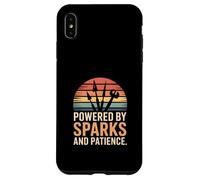 Custodia per iPhone XS Max Alimentato da scintille e saldatura pazienza