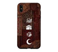 Custodia per iPhone XS Max Allah musulmano e profeta Maometto Nome Kaaba mezzaluna Islam