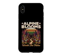 Custodia per iPhone XS Max Alpine Blooms Worth The Miles Escursionismo Natura