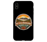 Custodia per iPhone XS Max Alpinismo alpino del Mount Kilimanjaro Summit Club