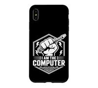 Custodia per iPhone XS Max AM THE COMPUTER Tech Meccanico Cacciavite Auto Guy