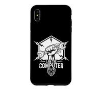 Custodia per iPhone XS Max AM THE COMPUTER Tech Meccanico Cacciavite Auto Guy