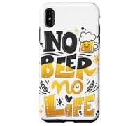 Custodia per iPhone XS Max AMANTE DELLA BIRRA. "Senza birra non c'è vita". Ver.2