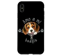 Custodia per iPhone XS Max Amo a Mi Beagle
