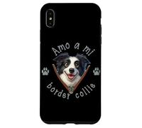Custodia per iPhone XS Max Amo a Mi Border Collie