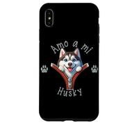 Custodia per iPhone XS Max Amo a Mi Husky
