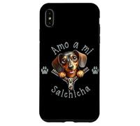 Custodia per iPhone XS Max Amo a Mi Salchicha