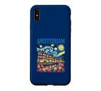 Custodia per iPhone XS Max Amsterdam In Notte Stellata Van Gogh Style Graphic