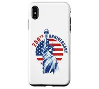 Custodia per iPhone XS Max An Amazing 250 Years 1776-2026 Birthday American (White)
