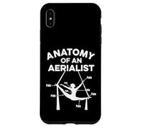 Custodia per iPhone XS Max Anatomia di un Aerialista Divertente Circo Aereale Dolore Design