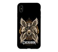 Custodia per iPhone XS Max Angelo Biblico Cherubino Ezechiele Quattro Volti Arte
