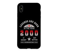 Custodia per iPhone XS Max Anno 2000 Compleanno Leggende Vintage Retro Idea Regalo