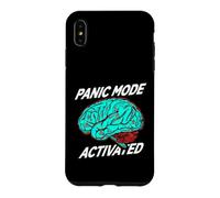 Custodia per iPhone XS Max Anxiety Humor Panic Mode Activated Brain