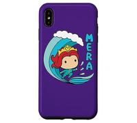 Custodia per iPhone XS Max Aquaman Movie Chibi Mera and Mermaid Wave