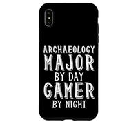Custodia per iPhone XS Max Archaeology Major By Day Gamer By Night Archaeologist Gamer