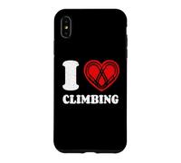 Custodia per iPhone XS Max Arrampicare Alpinismo Moschettone I Love Climbing
