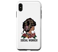 Custodia per iPhone XS Max Assistente sociale donna nera afro americano insegnante