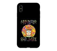 Custodia per iPhone XS Max Assuming I'm Just An Old Lady Was Your First Mistake Hippie