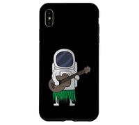 Custodia per iPhone XS Max Astronauta Spazio Esterno Ukulele Luau Carino Divertente Hawaii