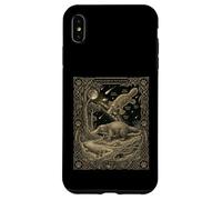Custodia per iPhone XS Max Astronomia della carta dei tarocchi dell'ornitorinco celeste