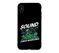 Custodia per iPhone XS Max Audio Engineer Sound Check Never Ends Live Crew Graphic