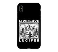 Custodia per iPhone XS Max Ave Satana Live Love Lucifer With Dancing Demons Original
