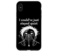 Custodia per iPhone XS Max Avrei potuto stare zitto, Covering Face Overwhelmed Meme