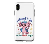 Custodia per iPhone XS Max Axolotl Back To School Vibes Scuole In Let The Chaos Begin
