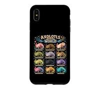 Custodia per iPhone XS Max Axolotls of The World Funny axolotl