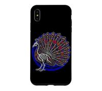 Custodia per iPhone XS Max Aztec Pavone Messicano Mesoamericano Tribale Antico Maya