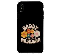 Custodia per iPhone XS Max Baby Shower Daddy of the Little Wildflower Groovy Father