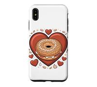 Custodia per iPhone XS Max Bagel Lover Breakfast Foodie Brunch Everything Bagel