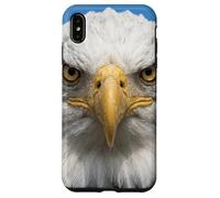 Custodia per iPhone XS Max Bald Eagle Close Up Ritratto Sharp Wildlife Face