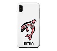 Custodia per iPhone XS Max Balena orca nativa americana dell'Alaska