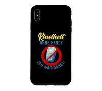 Custodia per iPhone XS Max Bambinità senza cellulare Ich war hier