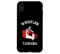 Custodia per iPhone XS Max Bandiera del Canada Distressed Whistler Pride