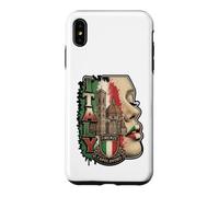 Custodia per iPhone XS Max Bandiera Italia Firenze Duomo Donna Labbra Graphic Design Firenze